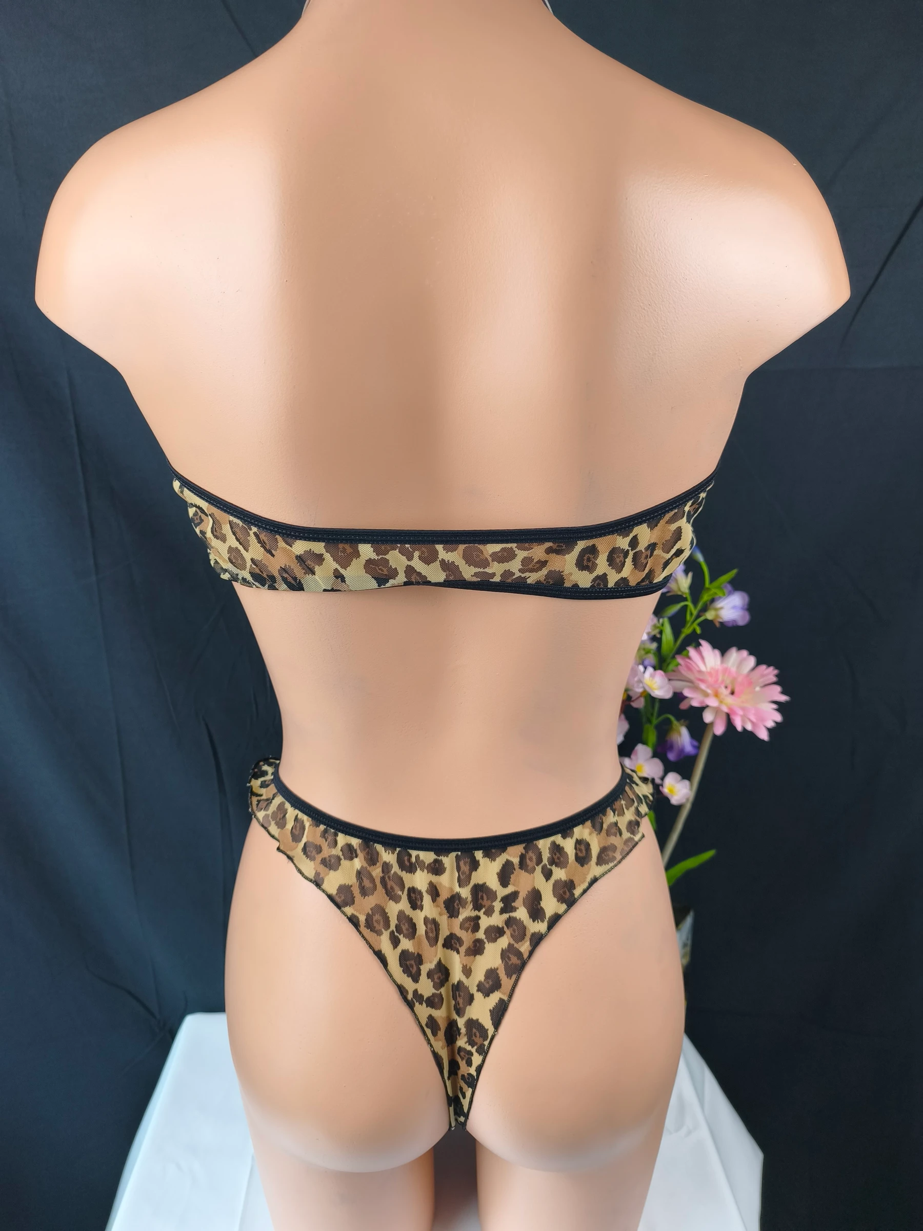 2-delige set met ultra trendy & sexy luipaardpatroon / Nieuw Maat S/M 36-38 – photo 5